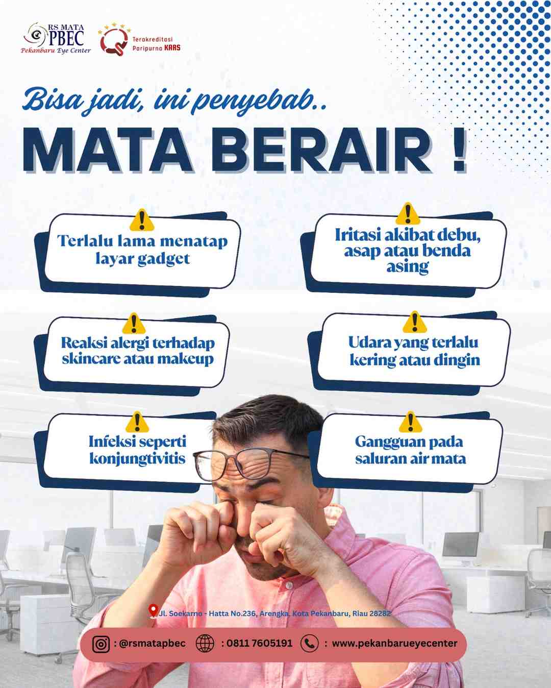 Mata Sering Berair? Waspadai Penyebabnya