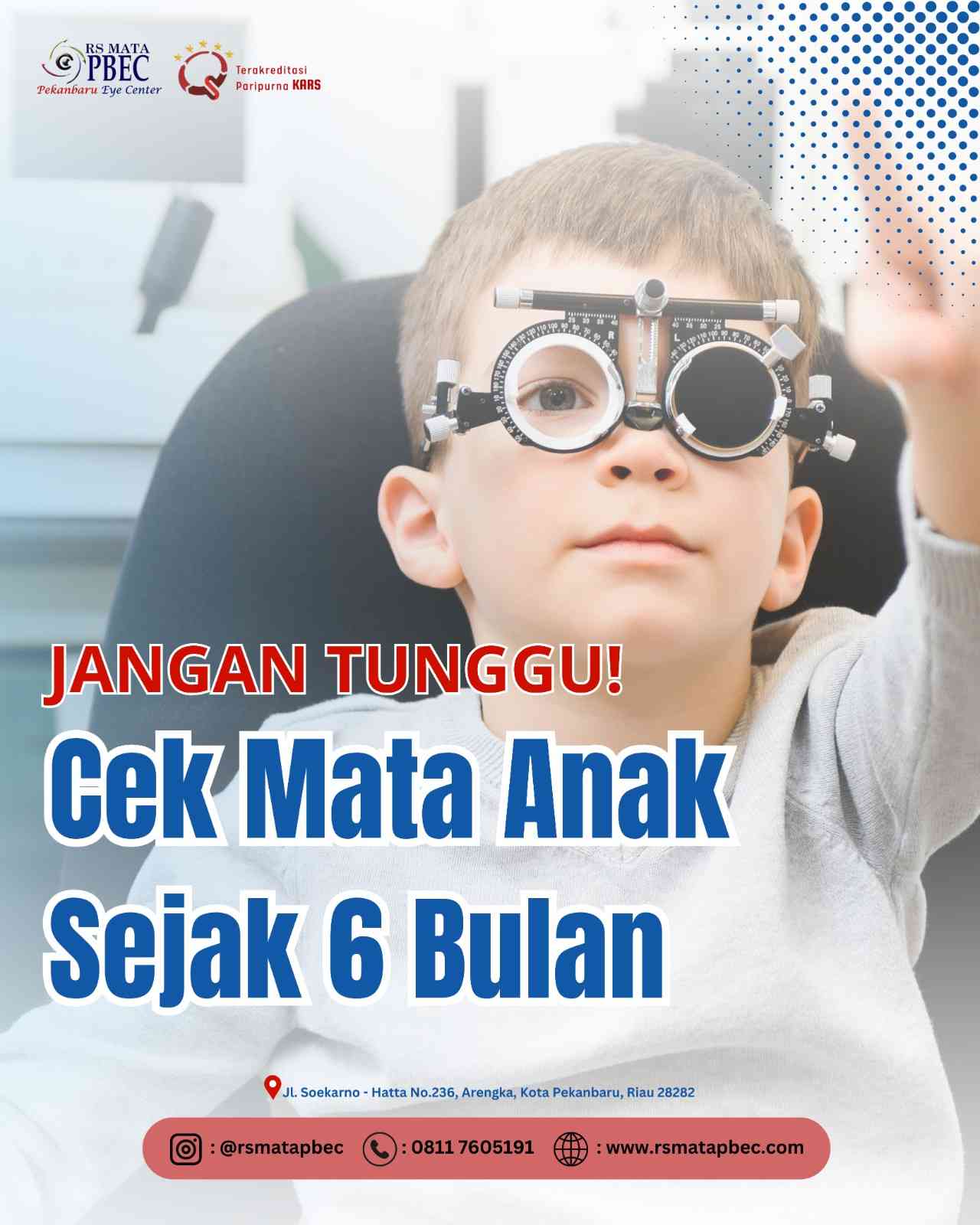 JANGAN TUNGGU! Cek Mata Anak Sejak 6 Bulan
