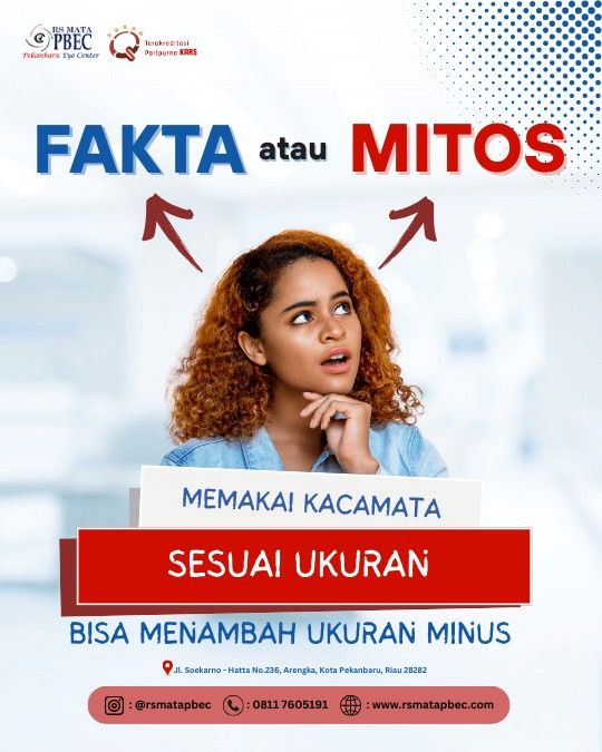 Fakta atau Mitos: Memakai Kacamata Sesuai Ukuran Bisa Menambah Minus?