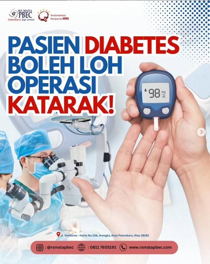 Pasien Diabetes Boleh Operasi Katarak!
