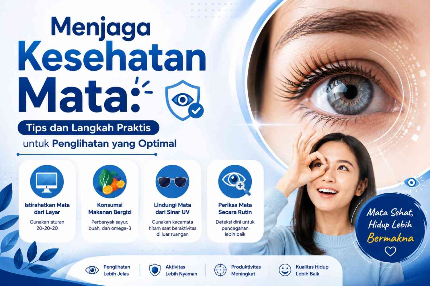 Menjaga Kesehatan Mata: Tips dan Langkah Praktis untuk Penglihatan yang Optimal
